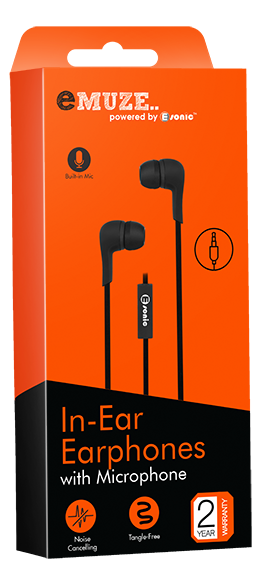 In-Ear Earphones w Microphone