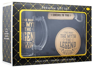 The Man The Myth 3 Piece Gift Set