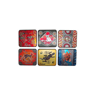 Aboriginal Animals Coasters (6 pack)