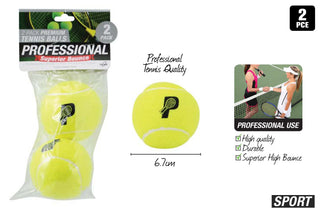 Professional Tennis Balls 2pc