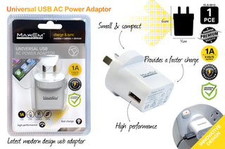 USB AC Charger (1 Pce)