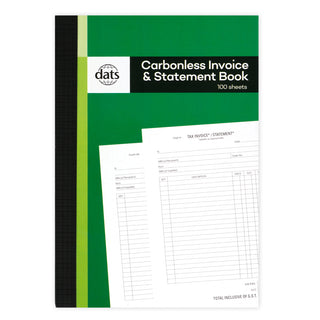 Book Carbonless Invoice & Statement 100 Sheets