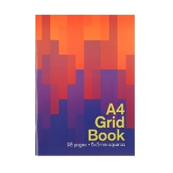 Book Grid A4 5mm Ruled 96 page