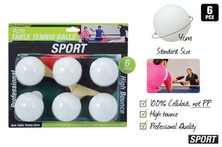 Prof Ping Pong Balls 6 Pce