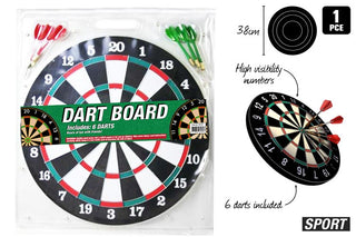 Dartboard with Darts