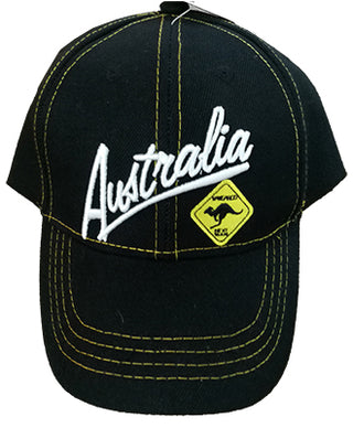 Australian Road Sign Cap Black