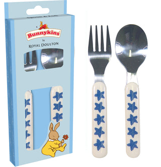 Bunnykins Spoon/Fork S/Stars