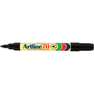 Artline 70 Permanent Marker - Black (Box 12)