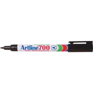 Artline 700 Permanent Marker Black 12 Pack