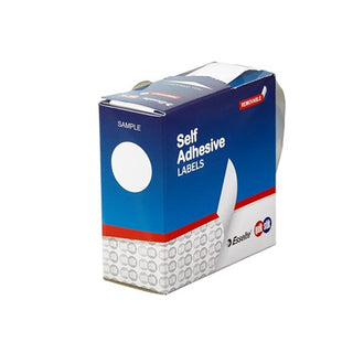 Quikstik Self Adhesive White Labels 24mm - 550 Labels