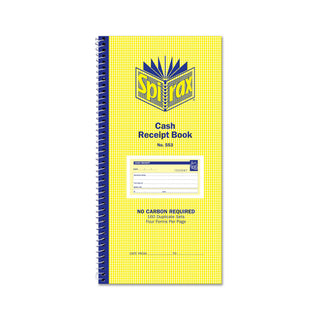 Spirax 553 Cash Receipt Book
