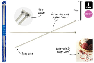 Knitting Needles 5mm x 35cm