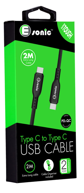 Prem Cable Typec-Typec 2m Blk