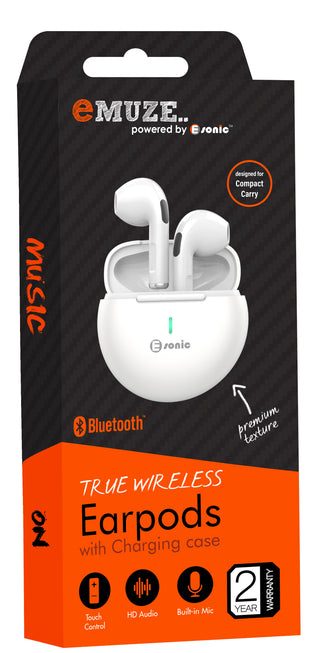 True Wl Earpds w Charging Cse