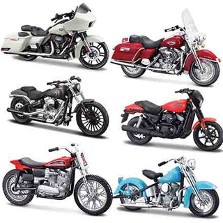 1:18 HD Motorcycle 6 Asst 12pc