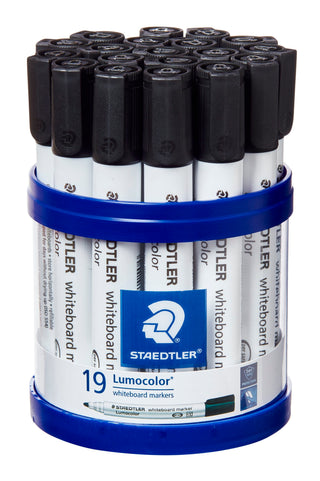 Staedtler Lumocolor Whiteboard Markers Bullet Point Black