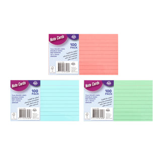 NCrd 100pk 127x76mm Ruled As6