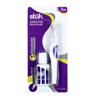 Correction Pen & Fluid Set (2 pack)