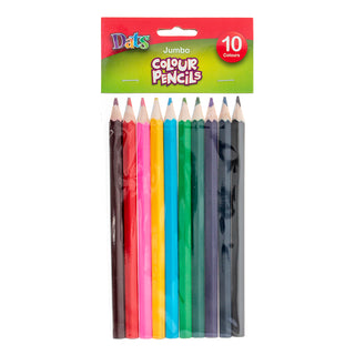 Coloured Pencils Jumbo 10pk