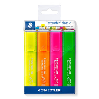 Staedtler Textsurfer Classic Rainbow Highlighters (4 pack)