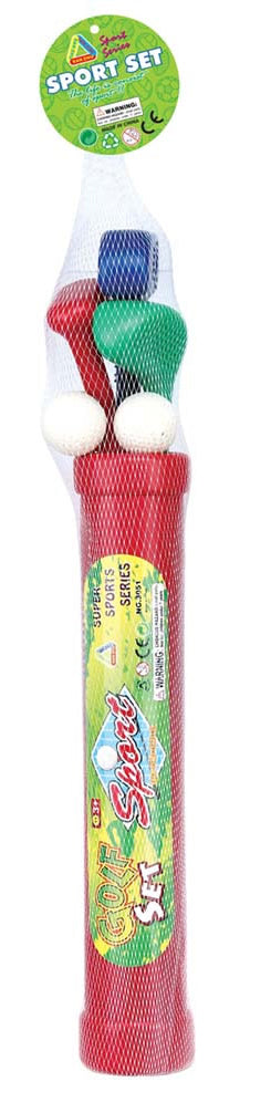 Golf Set in Plastic Caddy Bag