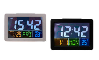 MF Digital Table Clock Asst/2