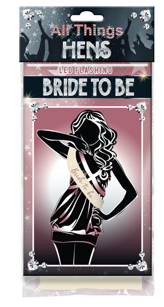 Flashing Sash Bride
