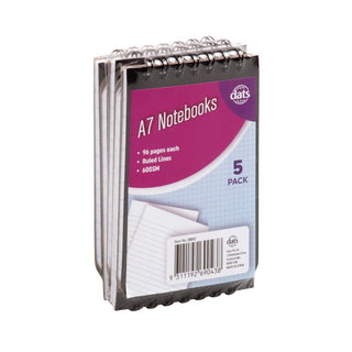 Spiral Notebooks A7 96 Page