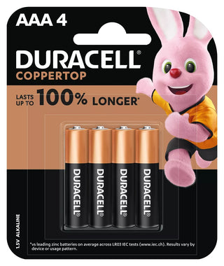 Duracell Coppertop AAA (4 pack)