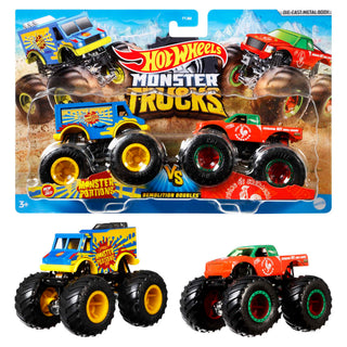 Hot Wheels Monster Trucks 1:64 Demolition Doubles 2 pack, CDU/8