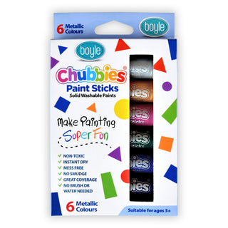 Chubbies Paint Stks Mtllc 6pk