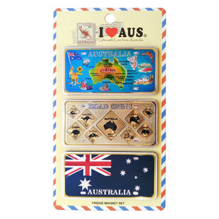 Magnet Set Car Plte Style 3pk