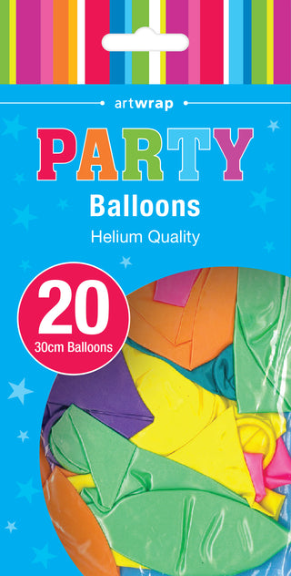 Bllns 30cm AST Pearl Col 20pk