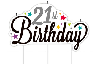 Cndle Lge 21St Birthday Stars