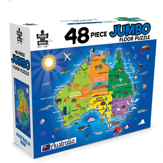 48pc Jmbo F/Puz Australia Map