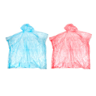 Hooded Poncho Children's Blue