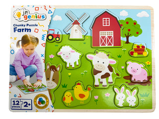 JR Genius Chunky Puzzle Farm