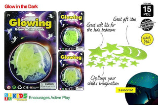 Glow In The Dark Space Asst/3