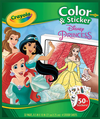 Color & Sticker Book Disney Princess