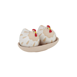 Charlie Chook S/3 Cer S&P Set