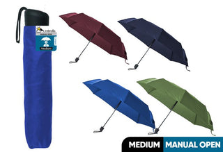 Umbrella Compact Solid Assortment (4 pce)