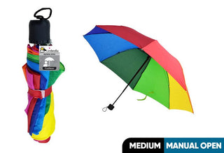 Rainbow Umbrella 93cm x 55cm