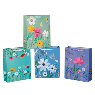 Gift Bags Blossom 4 Assorted Large (12 pce)