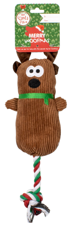 Reindeer w Knot Rope Dog Toy