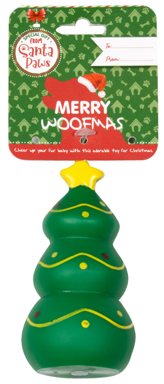 Squeaky Tree Dog Toy