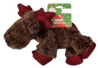 Squeaky Plsh Reindeer Dog Toy