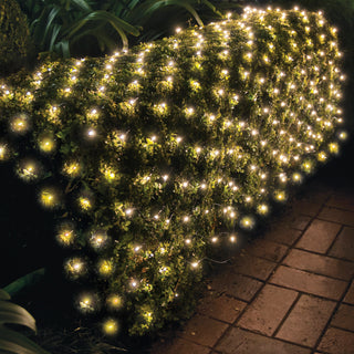 Light'n Bright 150 Warm White Solar Net Light