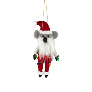 Gala Koala with Lights Felt Hanging Ornament