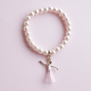 Bella Ballerina Pearl Elastic Bracelet