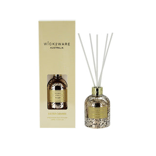 Wick2Ware Mottled 200ml Diffuser - Salted Caramel